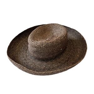 Helen Kaminski Brown Woven Hat
